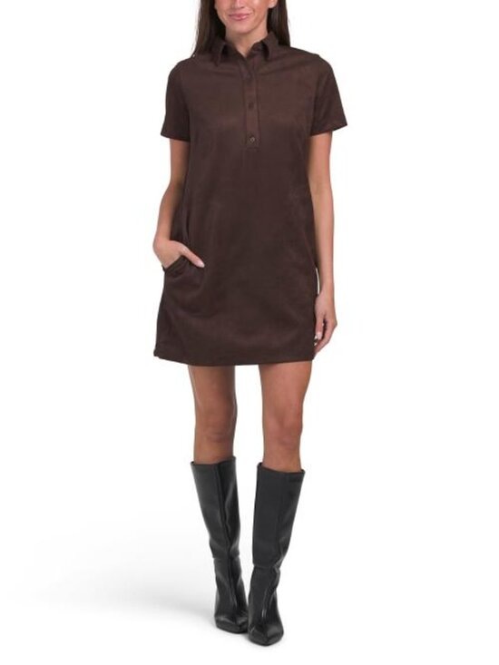 Max Studio Dresses & Skirts - MAX STUDIO Short Sleeve Shirt Mini Dress